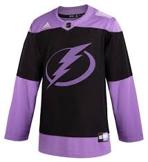 Outerstuff tampa bay lightning nikita kucherov youth nhl replica jersey. Tampa Bay Lightning Hockey Fights Cancer Adidas Practice Jersey 54 Xl