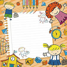 Vector Cartoon Background Early Childhood Education Early Childhood Cartoon Background Childhood Education