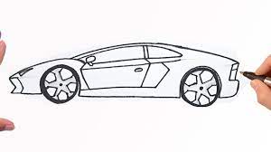 Cool and easy car drawings side view drift best for. How To Draw Ferrari Easy Drawing Tutorial Youtube