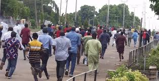 The asuu chairperson, dr peter adamu gave the directive in a circular to the members of the union, issued in kaduna on monday. Photos Thugs Disrupt Nlc Protest In Kaduna Main Look Nigeria