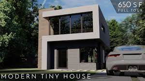 Ultra modern house plan big style, small space, tiny price. Ultra Modern Small House Idea Tiny House Tour Youtube