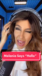 My husband made me do this. 😐 #melaniasayshello #recordingsession #fyp  #dayinthelife #beconvincing #firstlady #biden2020 #celebrityimpression #text