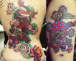 By dubuddha august 9, 2018. Traditional Chinese Tattoos My Back And My Leg 2 Years Apart From Each Other By Young Diamond Tattoos Nyc Imgur
