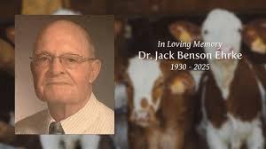 Dr. Jack Benson Ehrke Obituary