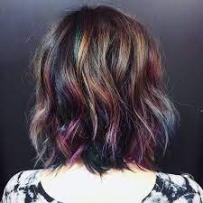 But when you're a brunette, easter egg hair can seem well out of your grasp — unless you want to bleach the. Modern Salon Magazine On Instagram Mesmerized By This Oil Slick Color By Hairbykotay Use Modernsalon And Oil Slick Hair Color Slick Hairstyles Hair Styles