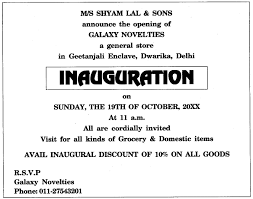 Rsvp sometime there is a note written as rsvp at the end of the invitation. Invitation And Replies Class 12 Format Examples Cbse Tuts