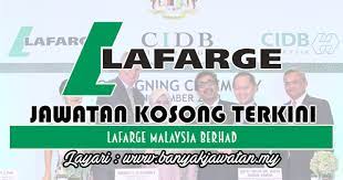 Jawatan kosong terkini di malaysia. Jawatan Kosong Di Lafarge Malaysia Berhad 19 Disember 2018 Kerja Kosong 2021 Jawatan Kosong Kerajaan 2021