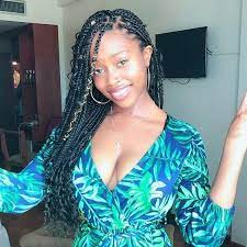 Hairspray is spritz to the hair to enhance volume of hair. 40 Bohemian Box Braids Protective Hairstyles Ideas Coils And Glory