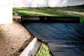 Does anybody use black plasitc for mulch and or around. How To Install Landscape Fabric For Weed Control