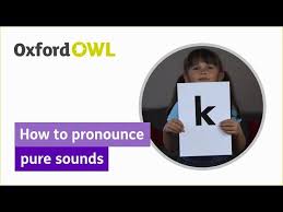 It is used to spell out words when speaking to someone not able to see the speaker, or when the audio channel is not clear. Phonics How To Pronounce Pure Sounds Oxford Owl Youtube