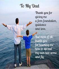 Sons become strong men from the influence of their father. Fathers Day Message Google Search
