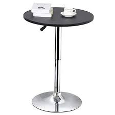 Xqy Household High End Small Round Table Biezutu Adjustable Height Round Bristo Bar Pub Table 360 Swivel Mdf Round Bar Table Bar Table Adjustable Height Table