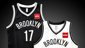 Jerseys icon represent brooklyn wearing the team's true colors with the nike icon jersey. Brooklyn Nets Reveal New Jerseys With Sponsorship Patch And Some Fans Are Not Happy Sbnation Com