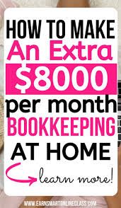 How To Become A Bookkeeper With No Experience Earn Money From Home Bookkeeping Online Surveys For Money