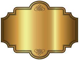 Golden Luxury Label Template Clipart Picture Label Templates Banner Background Images Digital Graphics Art