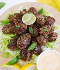 He purchased an entire table setting, rugs, cushions and throws are from kmart. Party Food Brazilian Kibbe Croquettes Appetizer Recipe Party Ideas Party Printables Blog