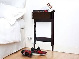 Rethink The Table 22 Bedside Alternatives Unusual Bedside Tables Bedside Table Diy Modern Side Table
