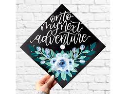 Ready To Ship Free 3 Day Shipping Non Custom On To My Next Etsy Diy Graduation Cap Flower Graduation Cap Graduation Cap Decoration