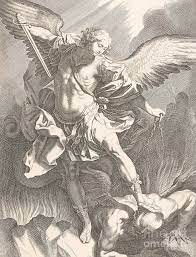Such as png, jpg, animated gifs, pic art, logo, black and white. The Archangel St Michael Defeating The Devil Engraving Drawing By Guido Reni