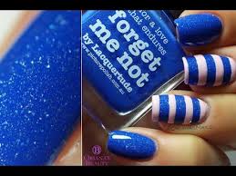 Aplicamos un top coat con mucho brillo para que nuestras uñas. Diseno Vinilos En Azul Planetario Tutorial De Unas By Orianas Nails