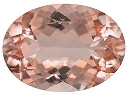 Peach Morganite 18x13mm Oval 12 00ct Mgv272 Peach Morganite Gemstones Morganite