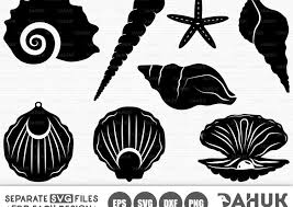 Download Sea Shell Pearl Svg Mermaid Shell Svg Seashell Svg Cut File For Silhouette Crella