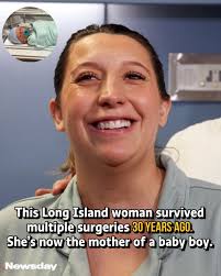 In October 1994, Stephanie Sicurella was born at Winthrop Hospital without  a fully formed esophagus and other internal abnormalities that would  ultimately require multiple surgeries. More than 30 years later at the