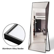 Shop our great selection of floor stand up mirror & save. Neutype Full Length Mirror Floor Mirror With Standing Holder Bedroom Locker Room Standing Hanging Mirror Dressing Mirror Wall Mounted Mirror Black Buy Online At Best Price In Uae Amazon Ae