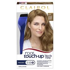 Free shipping on orders of $35+ and save 5% every day beauty personal care health ash brown auburn black blonde blue dark blonde dark brown dark burgundy golden brown gray green lavender light blonde light brown light golden brown. Buy Clairol Root Touch Up Permanent Hair Dye 6 5g Lightest Golden Brown Hair Color 1 Count Online In Turkey B07b8x2848