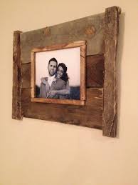 Custom Wood Pallet Frame By Chrissfamilydesign On Etsy 38 00 Barn Wood Frames Pallet Picture Frames Picture Frame Decor