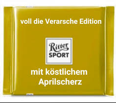 Ritter Sport Lustig Witzig Bild Bilder Spruch Spruche Kram April April Aprilscherz Ritter Sport Aprilscherz Lustig