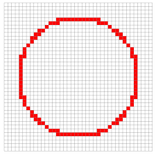Vector pixel circles set stock vector 366624440. Pixelized Circle In Tikz Tex Latex Stack Exchange