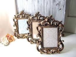 Gold Vintage Style Ornate 5 X 7 Frame Table Number Frames Antique Picture Frames Wedding Frames Framed Table Numbers