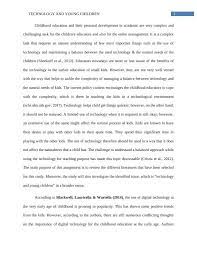 Technological development in developing countries: Technology And Young Children Pdf