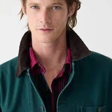 NWT Wallace & Barnes by J Crew Lightweight Twill Green Chore Jacket Field  Coat