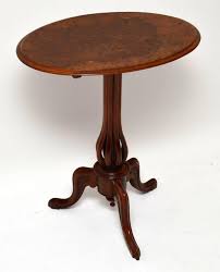 Antique Victorian Burr Walnut Tilt Top Table Small Antique Victorian Oval Tilt Top Table With A F Mid Century Modern Furniture Danish Furniture Retro Furniture