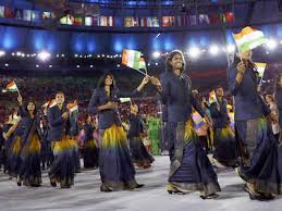 Politics were inescapable at the rio 2016 opening ceremony, as thousands of brazilians have protested the event's enormous expense at a time when the government is in shambles and the economy in chaos. Rio Olympics 2016 Sari Blazer Combo At Opening Ceremony Evokes Sharp Reactions On The Internet Rio 2016 Olympics News Times Of India