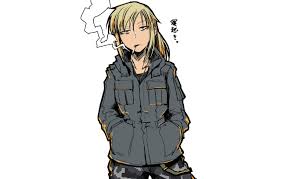 Blonde Hair Hellshock Original Smoking Suzumi Hellshock Konachan Com Konachan Com Anime Wallpapers Images/pages from manga must be marked as such. 5 178 68 69
