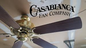 In the early 70s ceiling fans had fallen out of popularity with some of the earliest casablanca models include the victorian and the zephyr, both replicas of fans from the early 1900s. Casablanca First Home Ceiling Fan By Daniel G