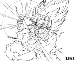 Goku Ssj Kamehameha Lineart Super Coloring Pages Coloring Pages Coloring Books