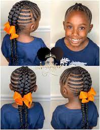 Braids are an easy style to secure and accessorized children's hair. Pin On Hair Health