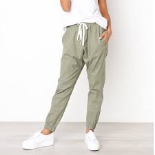 Casual Loose Drawstring Ankle Banded Pants In 2019 Pants