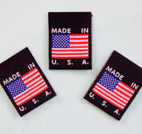 MADE IN USA FLAG Clothing Labels (Black) - CRUZ LABEL