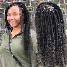 Black And Grey Bohemian Box Braids Jumbo Bohemian Goddess Locs Azgoddesslocs Bohemianlocs Beautiful Hair Bohemian Goddess Locs Natural Hair Styles