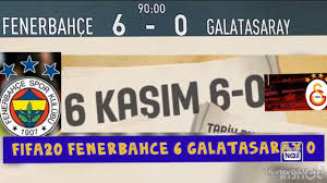 6 0 fenerbahçe galatasaray maçı. Fifa 20 Fenerbace 6 Galatasaray 0 Mac Simulasyonu 6 Kasim Ozel Youtube