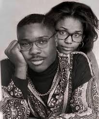 Malcolm Jamal Warner and Michelle Thomas as a couple