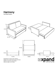 Do you need to fit a big family or group of friends on your sofa? Harmony Queen Size Memory Foam Sofa Bed Sofa Bed Size Foam Sofa Bed Murphy Bed