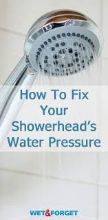 Is Your Showerhead Water Pressure Too Low Here S How To Fix It In 2020 Shower Heads Shower Head Cleaner Shower Head Diy