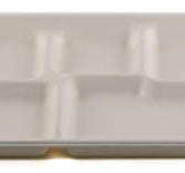 [800 Pack] 5-Compartment Sugarcane Fiber Disposable Tray - 100% Compostable  American Tray, Serving Tray, Cafeteria Tray, Biodegradable, Eco Friendly,  ...