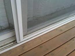 Sliding door track is bent. Guardian Screen Doors How To Repair And Replace Them